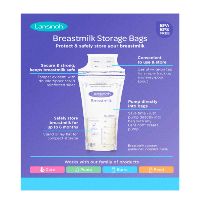 Lansinoh Breastmilk Storage Bags (25 Count) (PG-44204)